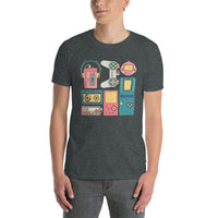 Retro Video Game T-Shirt | Classic Controllers for Gamers - Cuccico Design