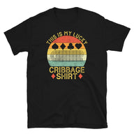 Lucky Cribbage Shirt Vintage Game Unisex T-Shirt - Cuccico Design