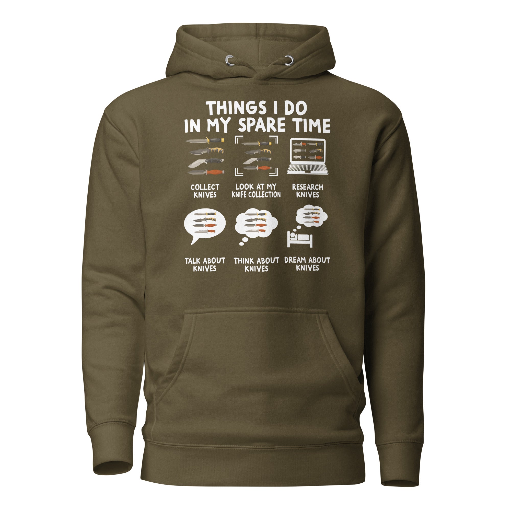 Knife Collecting Hobby Hoodie | Collector Gift Apparel - Cuccico Design