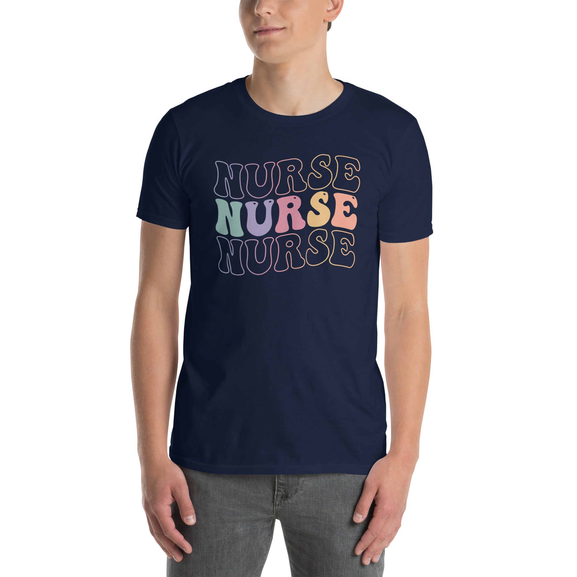 Retro Nurse Comfort Colors Shirt | Groovy Nurse Gift Idea - Cuccico Design