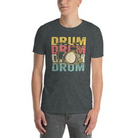 Drummer T-Shirt - Retro Vintage Drum Set Gift - Cuccico Design