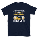 Board Games and Beer T-Shirt - Funny Drinker Gift - Cuccico Design