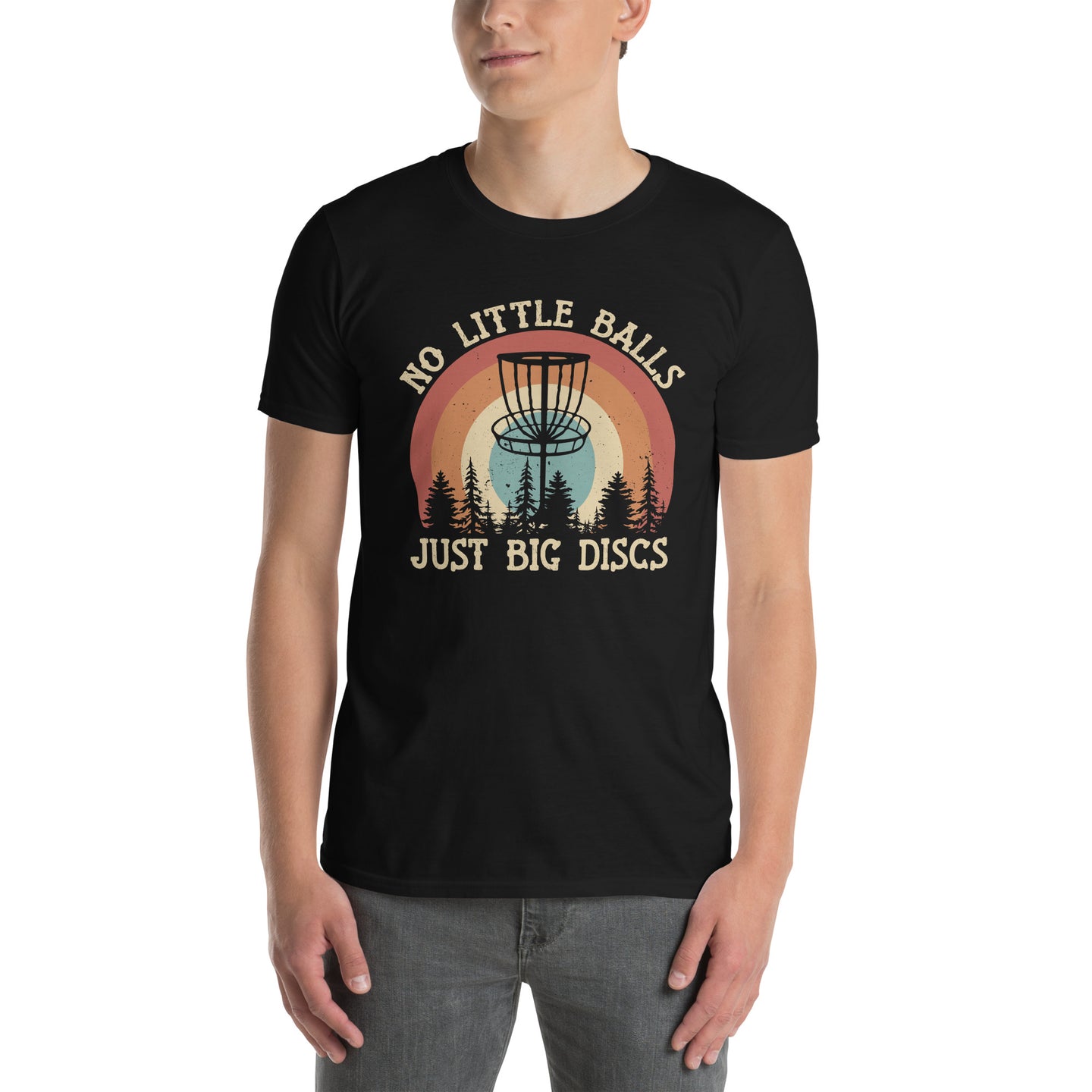 Funny Disc Golf T-Shirt - 'No Little Balls' - Cuccico Design
