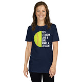 Yes I Throw Like A Girl Softball T-Shirt - Funny Gift - Cuccico Design