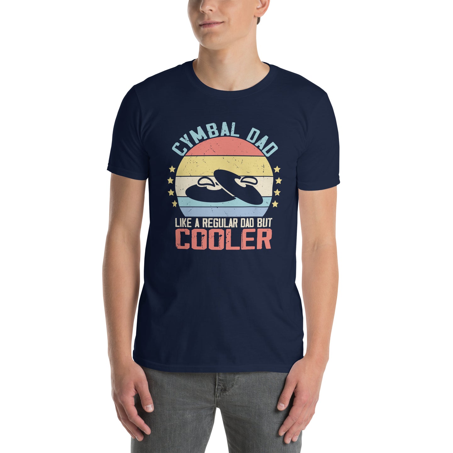 Cymbals Dad T-Shirt - Like A Regular Dad But Cooler - Cuccico Design