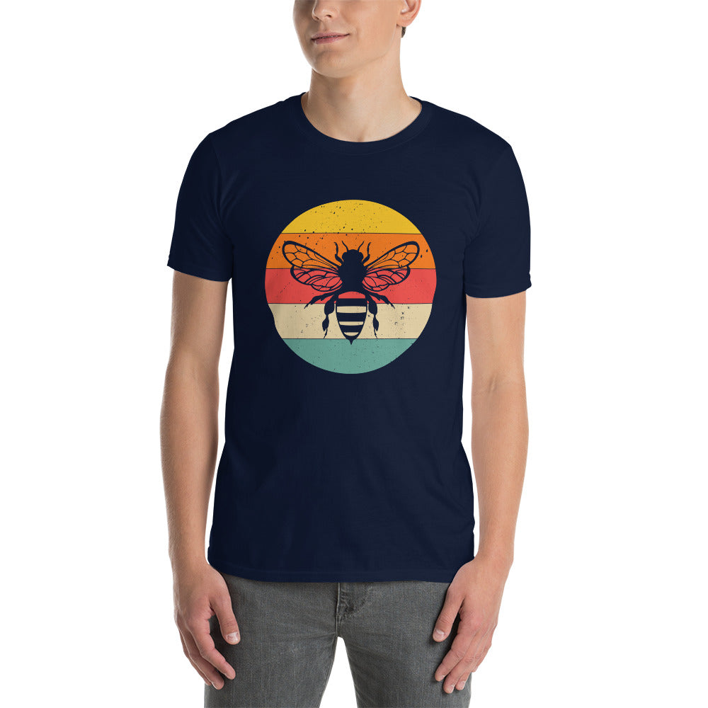 Retro Vintage Bee T-Shirt | Sunset Insect Design - Cuccico Design
