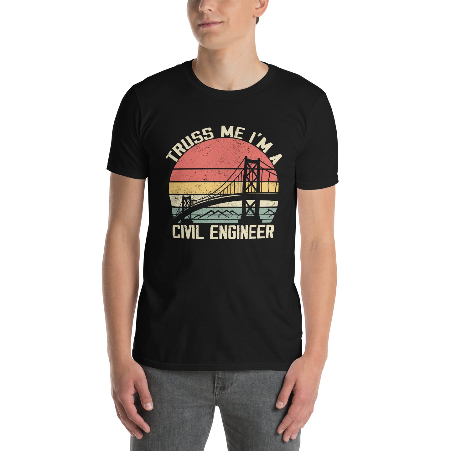 Truss Me Civil Engineer T-Shirt | Funny Engineering Gift - Cuccico Design
