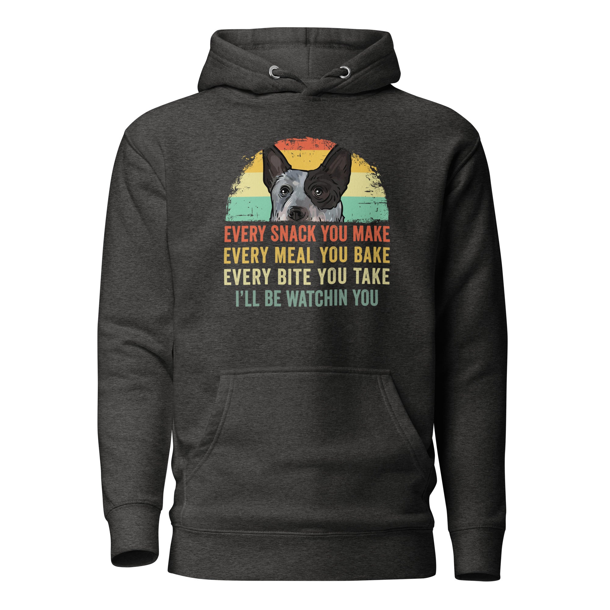 Blue Heeler Australian Cattle Dog Every Snack Hoodie - Cuccico Design