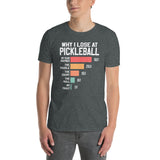 Funny Pickleball Shirt - Why I Lose - Great Gift T-Shirt - Cuccico Design