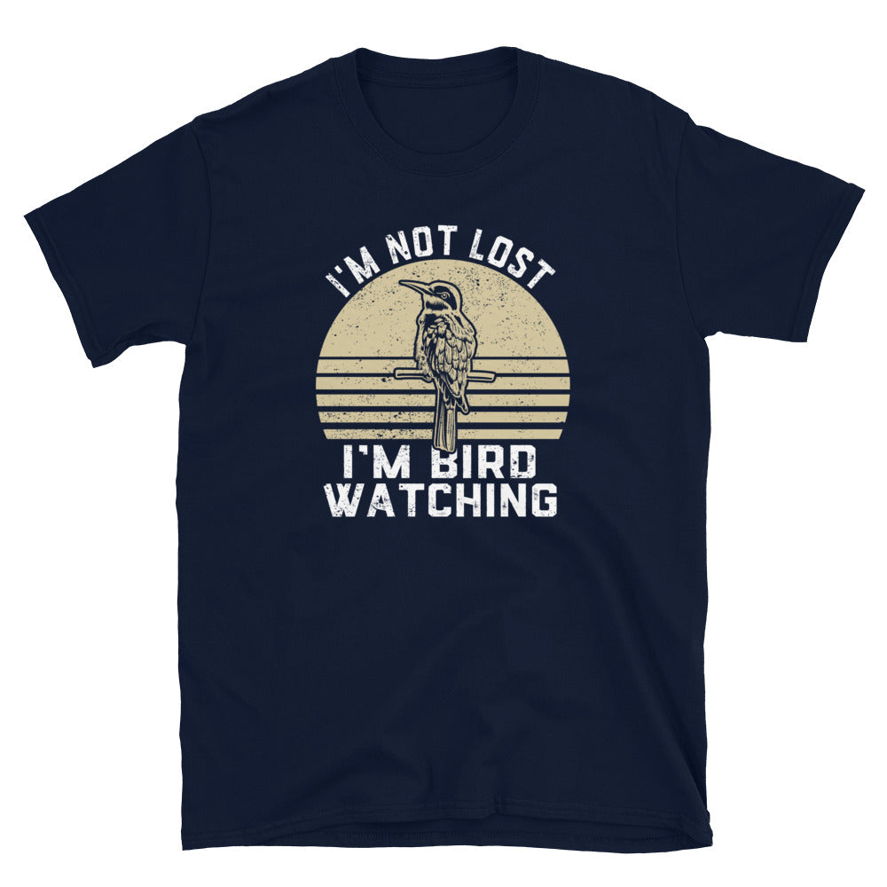 Bird Watching T-Shirt | I'm Not Lost I'm Birding Tee - Cuccico Design