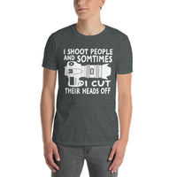 Funny 'I Shoot People' Photography T-Shirt | Gift for Photographer - Cuccico Design