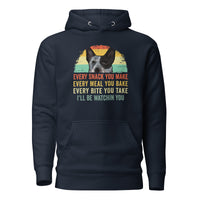 Blue Heeler Australian Cattle Dog Every Snack Hoodie - Cuccico Design