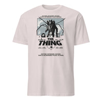 Ice grey 80s horror movie shirt featuring retro The Thing Japanese poster by Cuccico