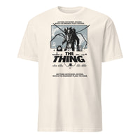 Natural 80s horror movie shirt featuring retro The Thing Japanese poster by Cuccico