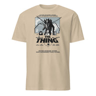 Sand 80s horror movie shirt featuring retro The Thing Japanese poster by Cuccico