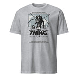 Sport grey 80s horror movie shirt featuring retro The Thing Japanese poster by Cuccico