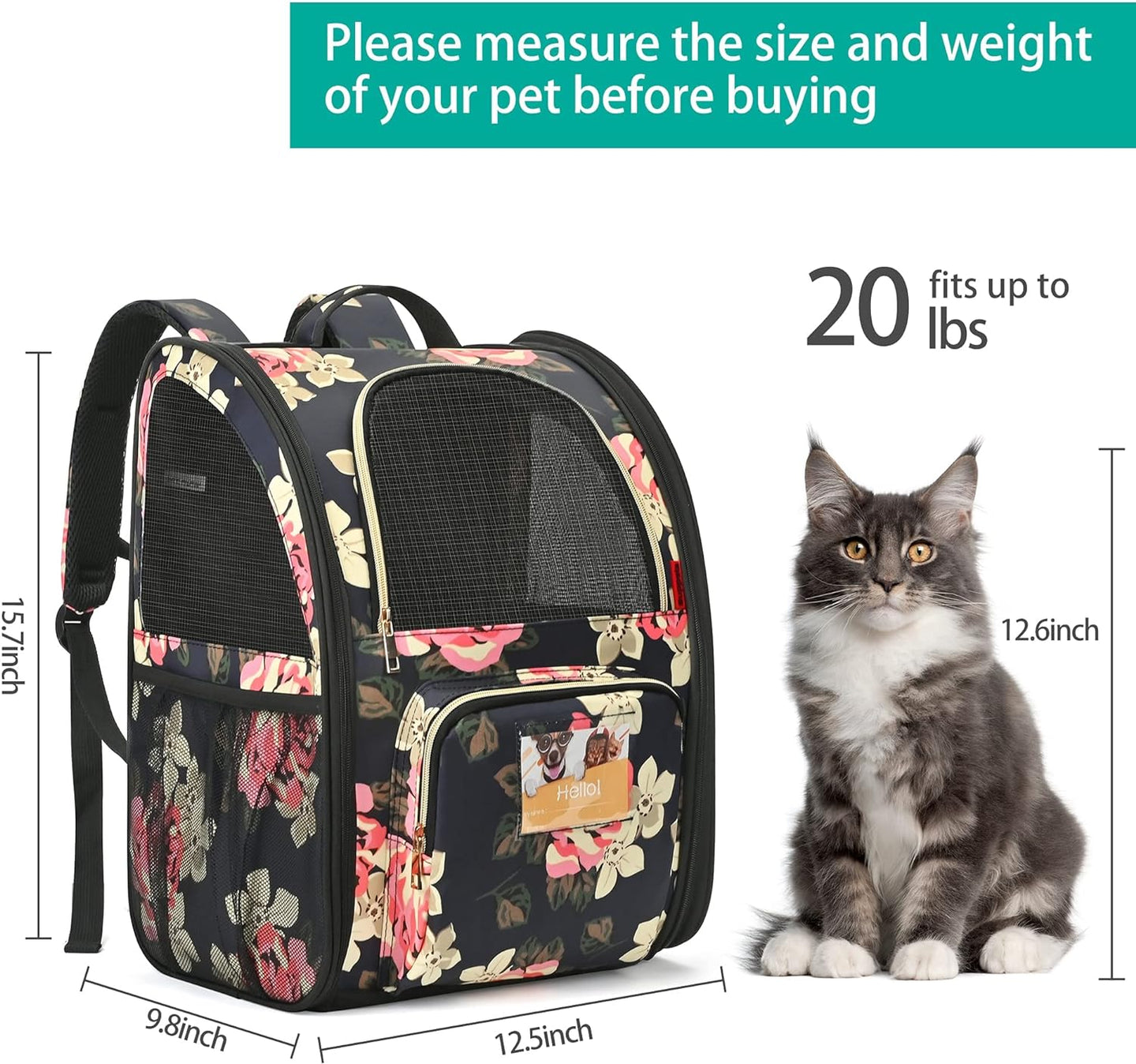 Stylish Travel Cat Backpack for Cats - Ideal for Travel and Outings