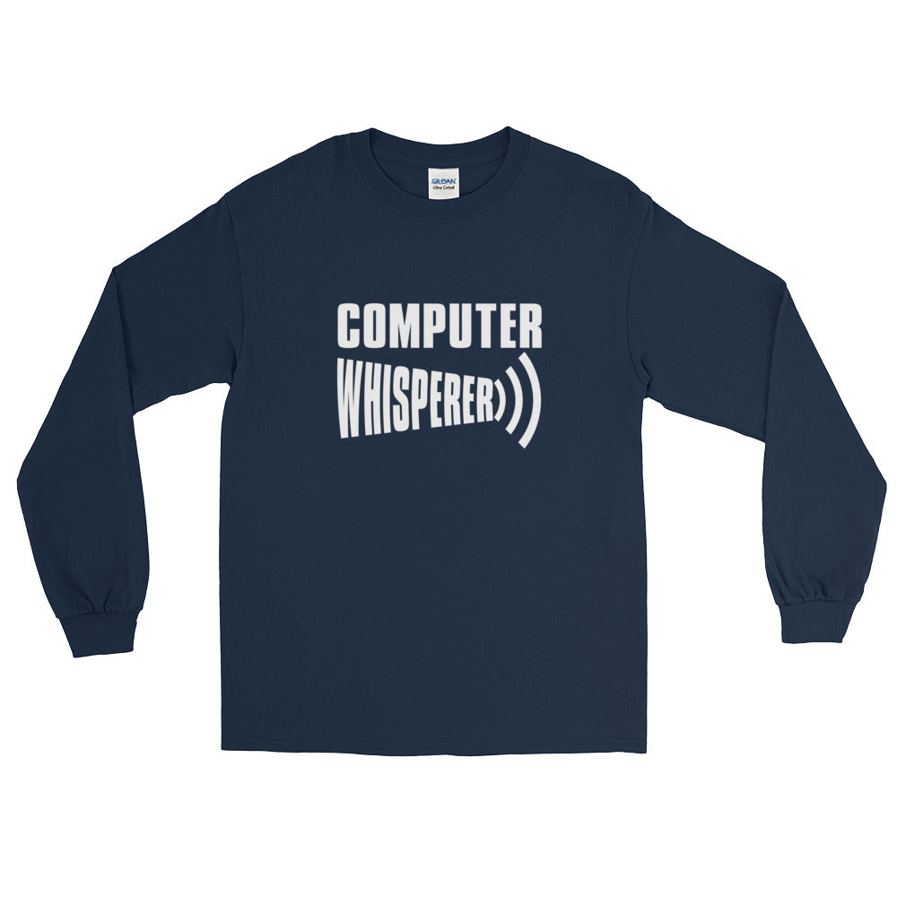 Computer Geek Long Sleeve T-shirt - Sysadmin Tech Support Gift - Cuccico Design