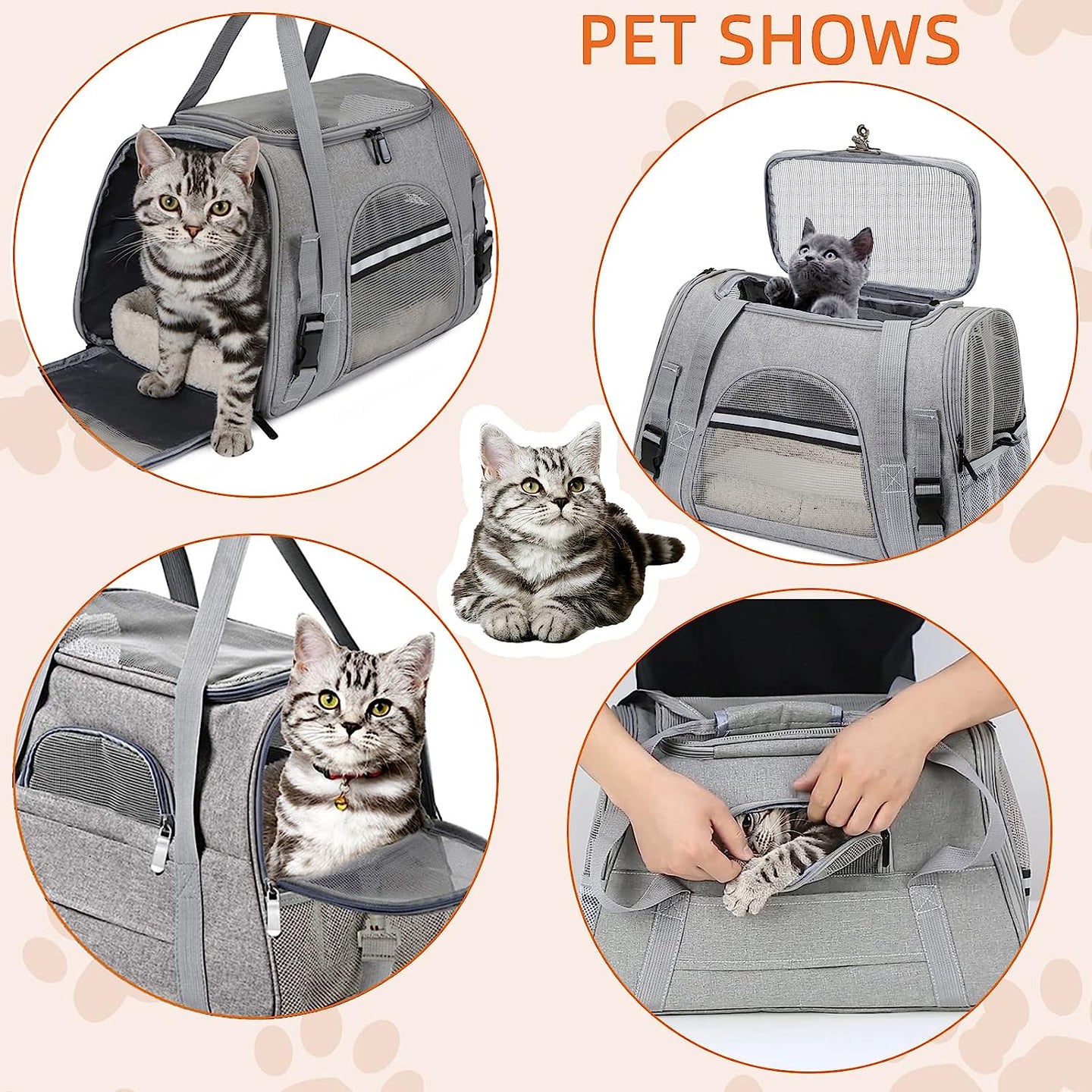 Premium Airline Approved Cat Travel Carrier Bag