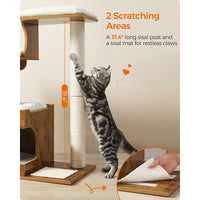 Premium Cat Tower with 3 Beds and Cave - YourCatBackpack.Co