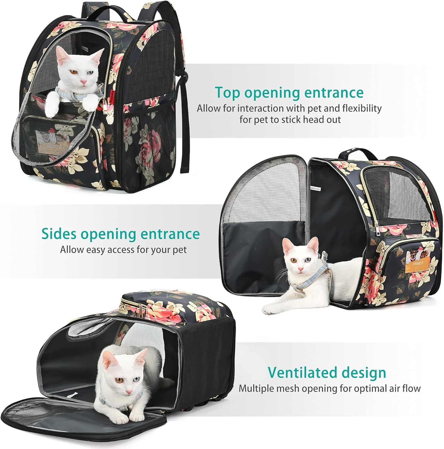 Stylish Travel Cat Backpack for Cats - Ideal for Travel and Outings