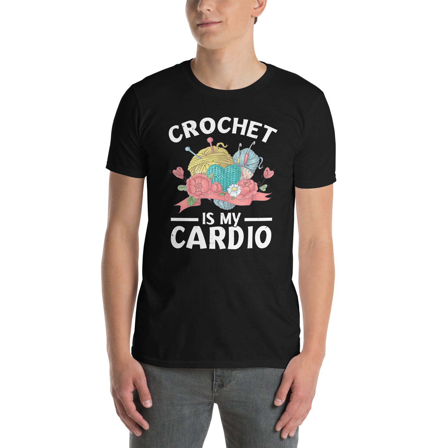 Crochet Shirt: 'Crochet Is My Cardio' Gift for Crochet Lovers - Cuccico Design