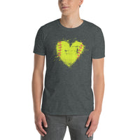 Softball Heart Valentine's Day T-Shirt - Cuccico Design