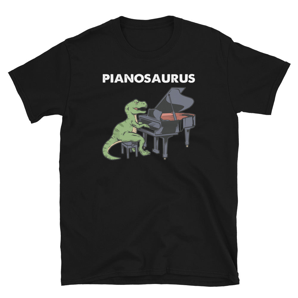 Pianosaurus T-Rex Piano T-Shirt - Funny Dinosaur Shirt - Cuccico Design