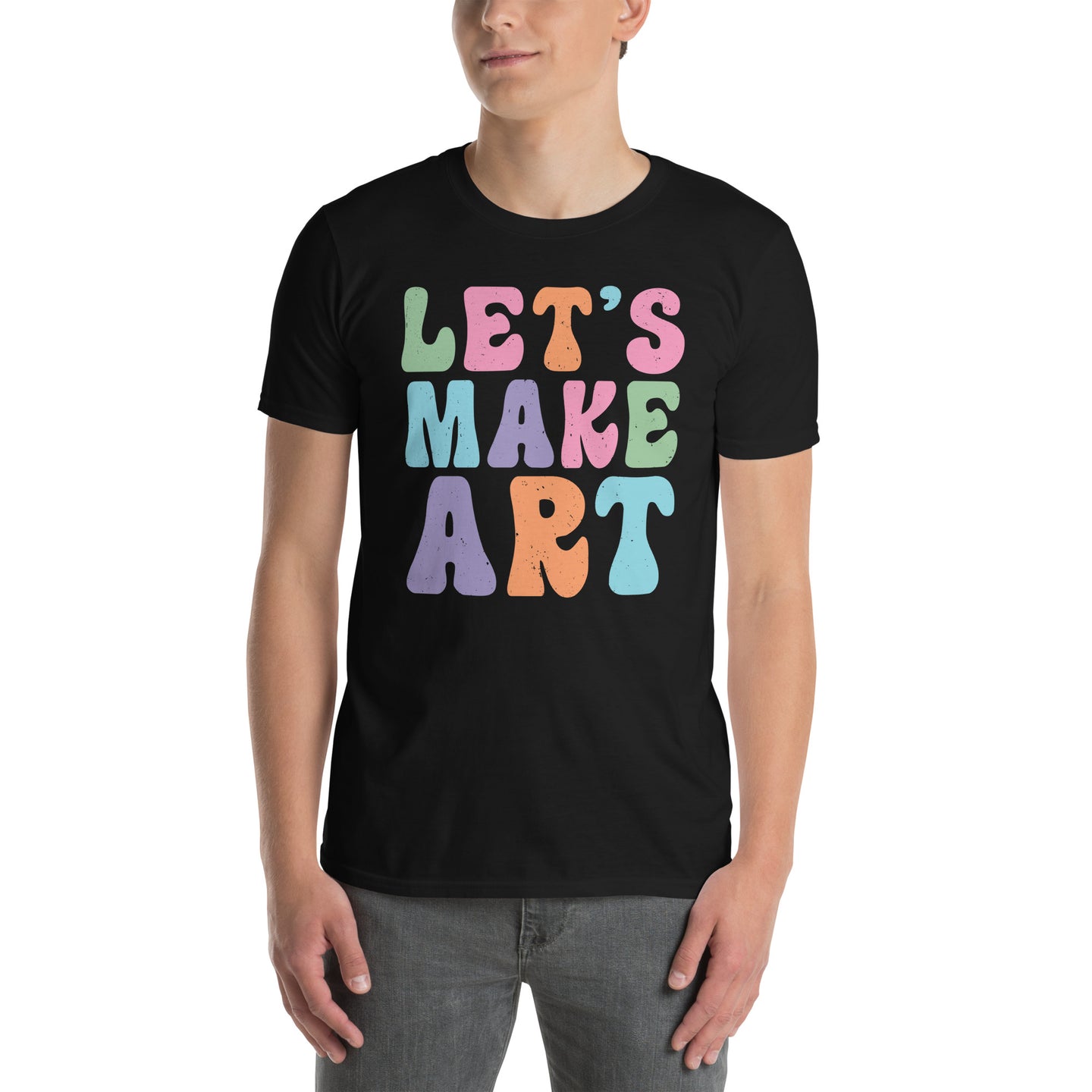 Artist Teacher T-Shirt - Let's Make Art School Gift - Cuccico Design