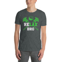 Funny Relax Bro Lacrosse T-Shirt | Lax Lover Gift - Cuccico Design