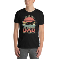Funny Pilot Dad T-Shirt - Cool Fathers Day Gift for Aviators - Cuccico Design