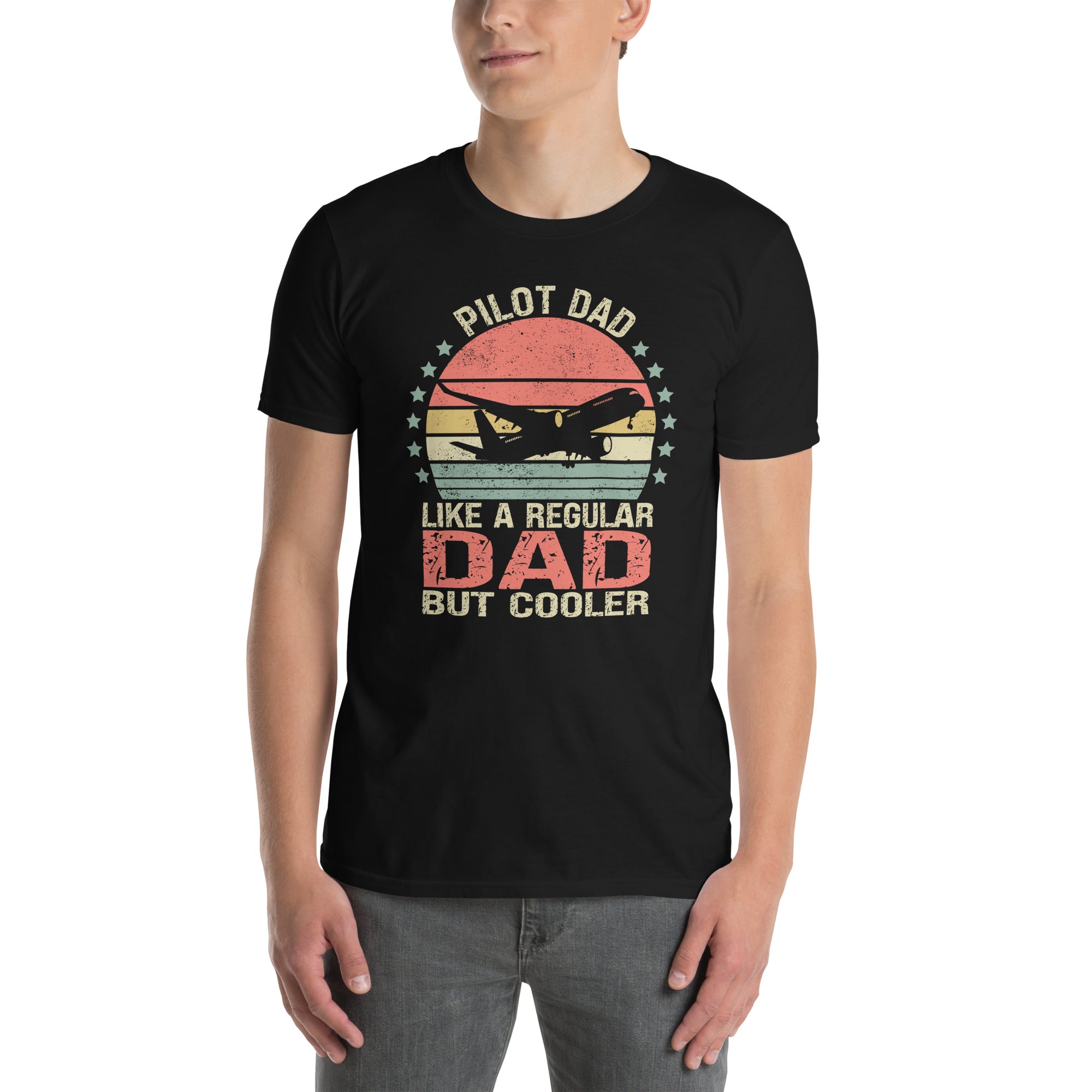 Funny Pilot Dad T-Shirt - Cool Fathers Day Gift for Aviators - Cuccico Design