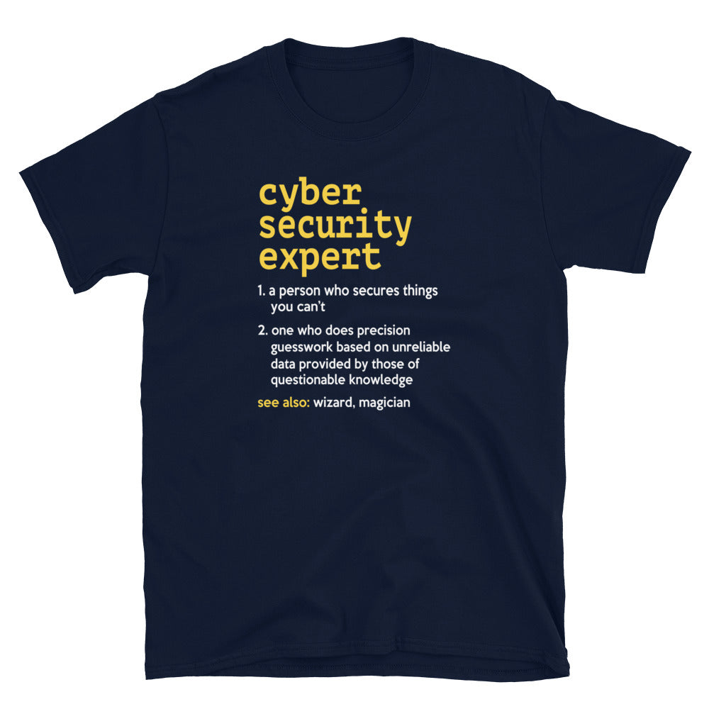 Cyber Security Expert T-Shirt | Tech Geek Apparel - Cuccico Design