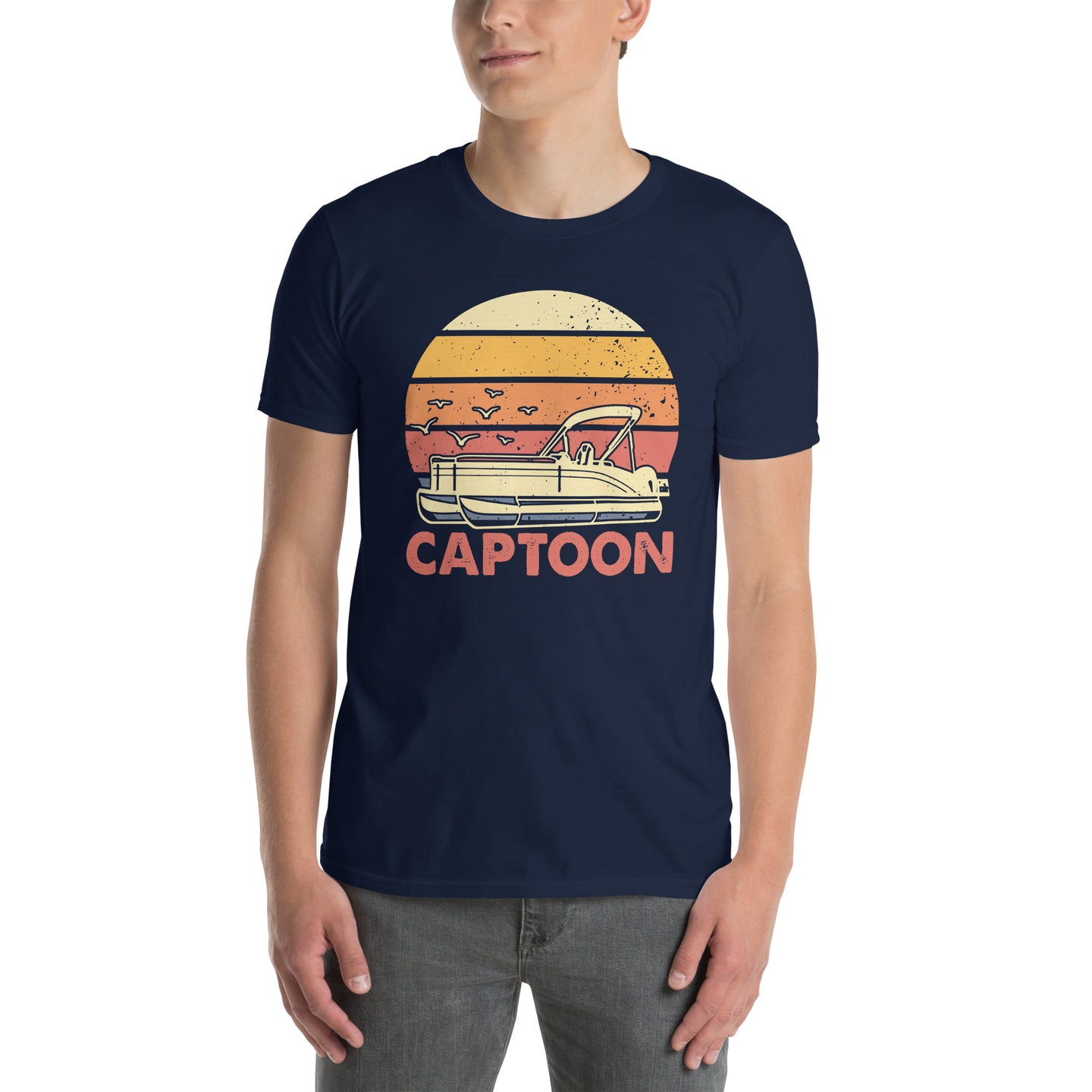 Funny Pontoon Boat Shirt - Pontoon Captain Tee - Cuccico Design
