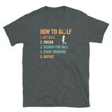 Funny Golf Shirt with Sayings | Humorous Golf T-Shirt - Cuccico Design