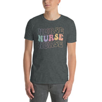 Retro Nurse Comfort Colors Shirt | Groovy Nurse Gift Idea - Cuccico Design
