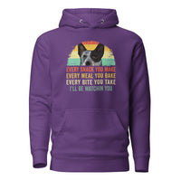 Blue Heeler Australian Cattle Dog Every Snack Hoodie - Cuccico Design