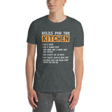Funny Kitchen T-Shirt | Chef Rules Joke Tee - Cuccico Design