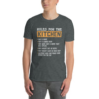 Funny Kitchen T-Shirt | Chef Rules Joke Tee - Cuccico Design