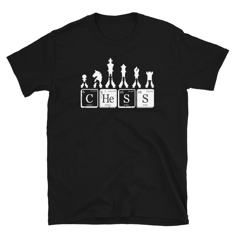 Chess Periodic Table T-Shirt | Science & Chess Gift - Cuccico Design