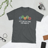 Board Game T-Shirt | Let's Settle This Tabletop Apparel - Cuccico Design