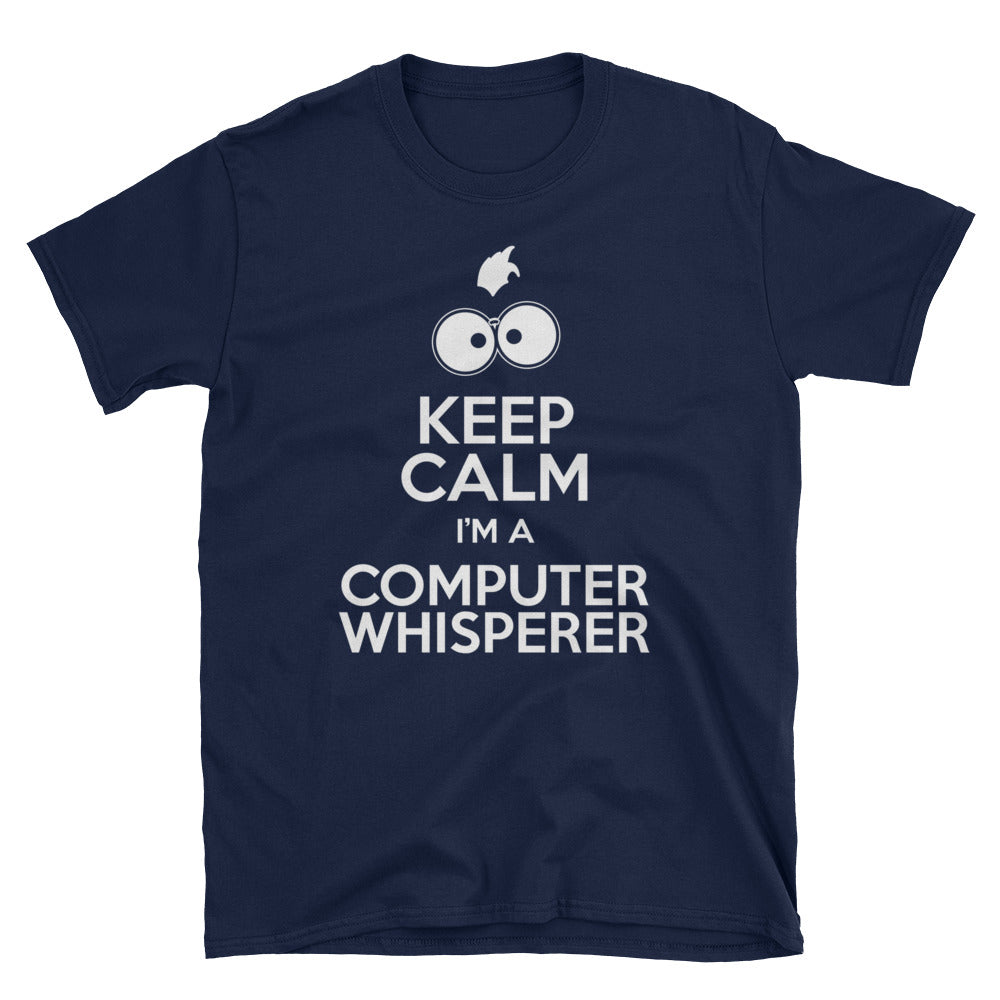 Computer Whisperer Tech Support T-Shirt for Geeks - Cuccico Design