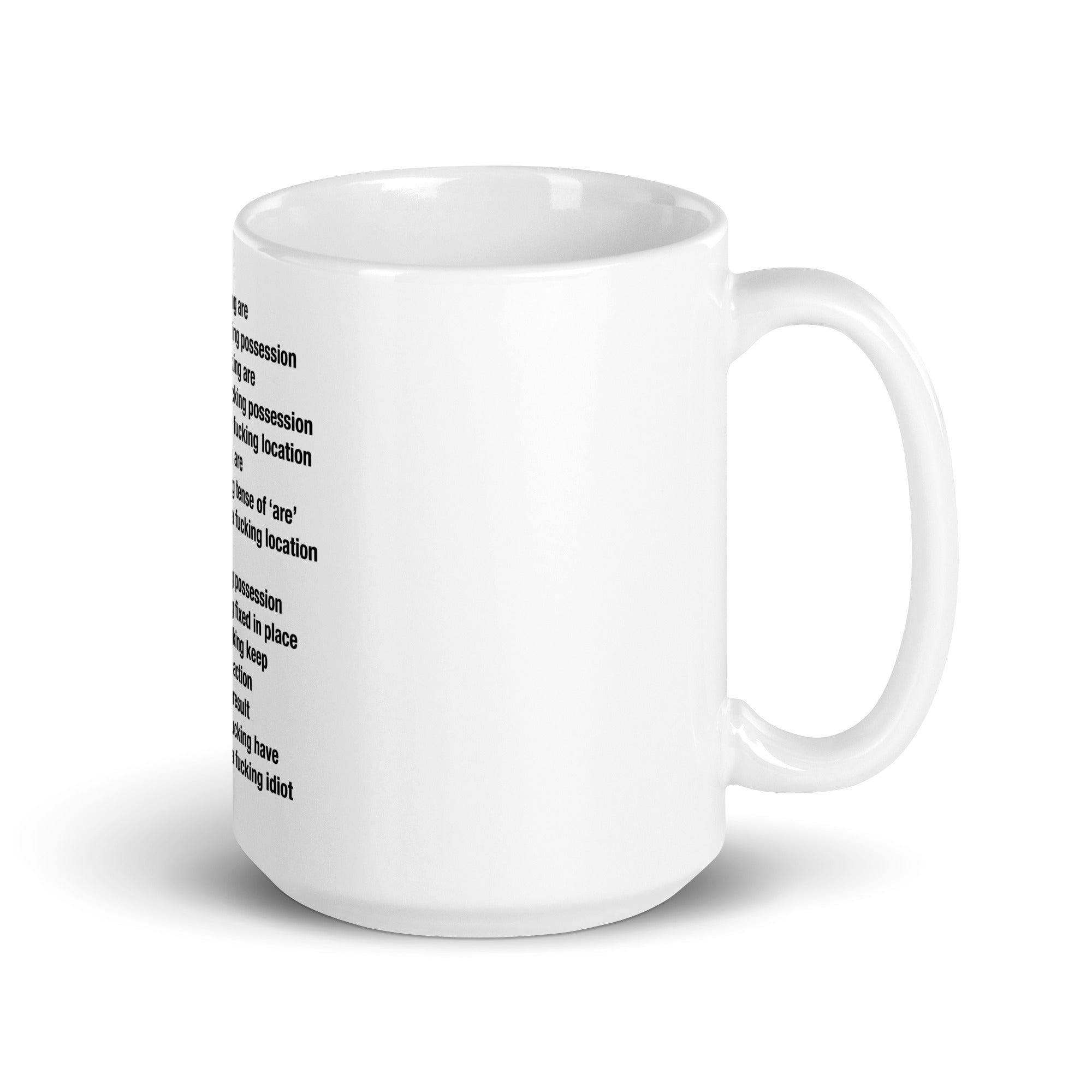 Angry Grammar Nerd Mug - Funny Grammar Gift Idea - Cuccico Design