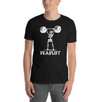 Funny Skeleton Deadlift T-Shirt - Gym Weightlifting Gift - Cuccico Design