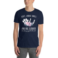 Horse & Dog Lover T-Shirt | Funny Gift for Animal Owners - Cuccico Design