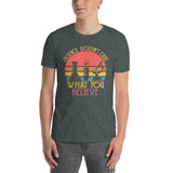 Science Teacher T-Shirt | Science Doesn't Care What You Believe - Cuccico Design