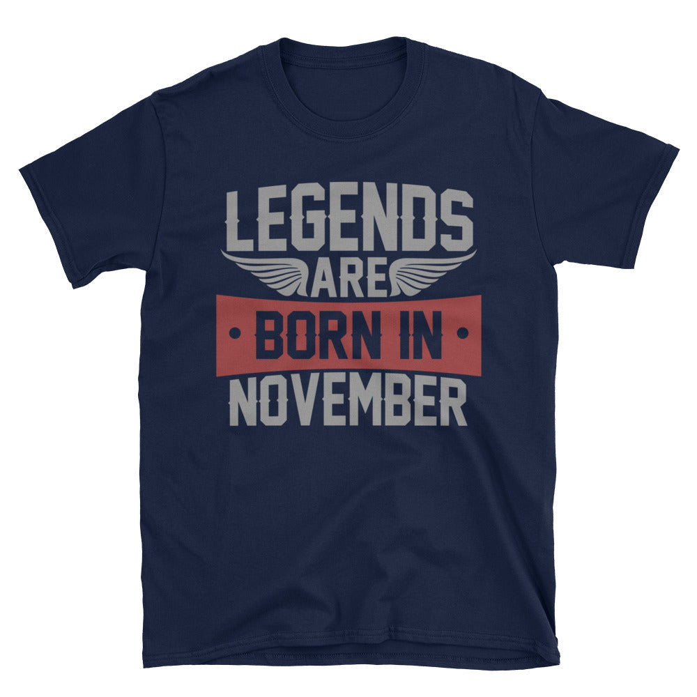Legends Born in November T-Shirt | Mens Birthday Gift - Cuccico Design