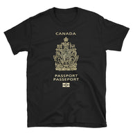 Vintage Canada Passport T-Shirt - Cuccico Design