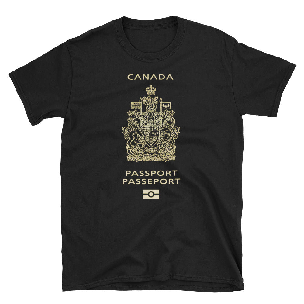 Vintage Canada Passport T-Shirt - Cuccico Design