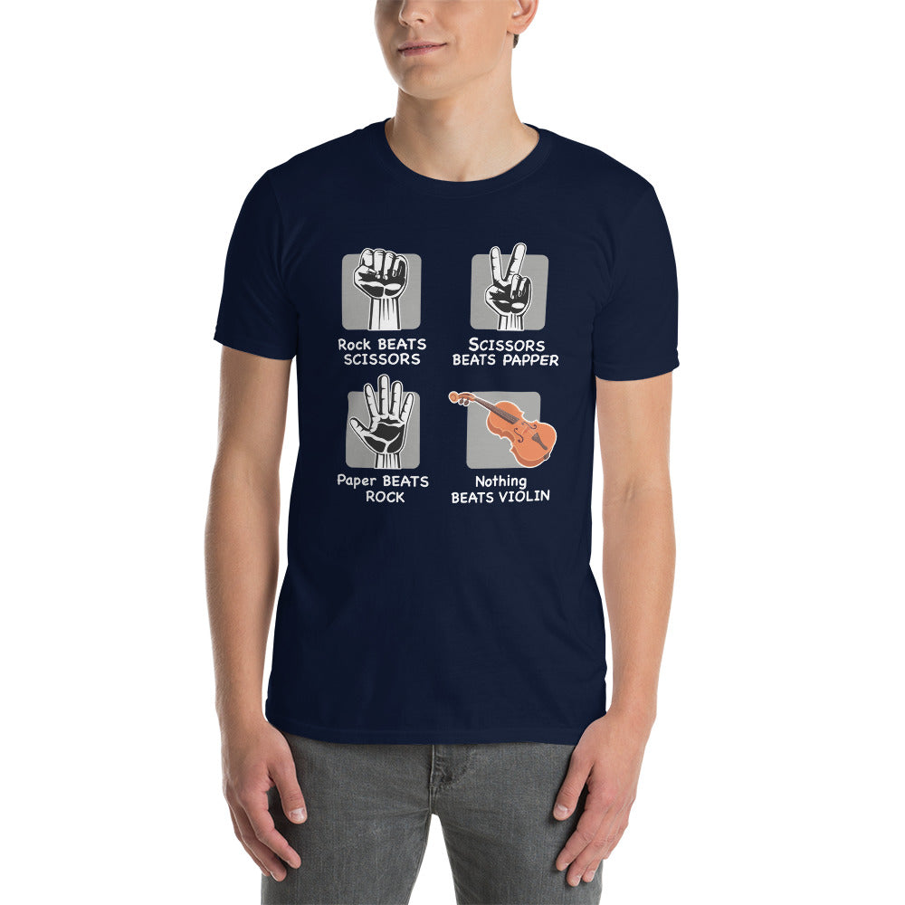Violin Shirt | Comfortable T-Shirt for Violin Players - Cuccico Design